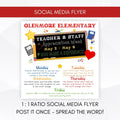 teacher appreciation week social media template